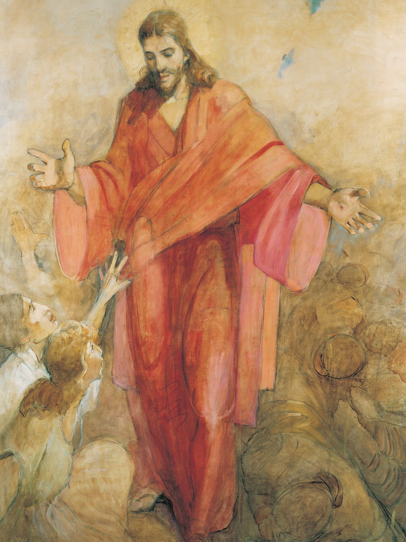 Christ In A Red Robe