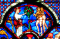 Notre-Dame Cathedral: Parable of the Good Samaritan Stained Glass Window