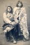 Se-go-witz and his bride in her rabbit-skin robe--Utes [ca. 1880]