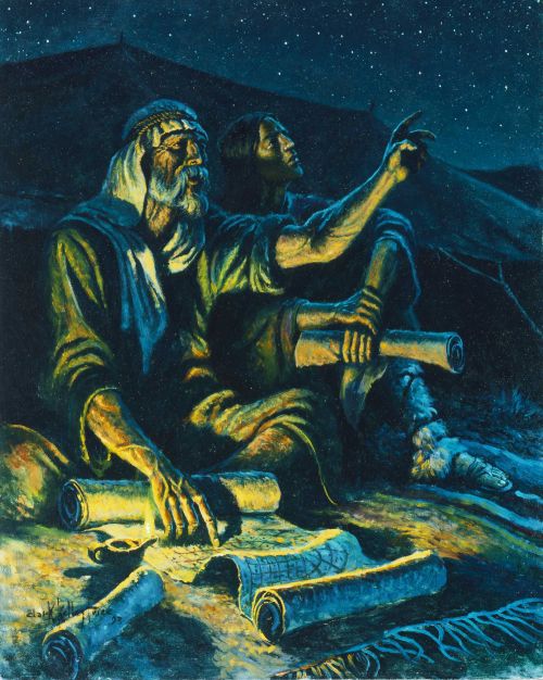 Abraham and Isaac Look at the Stars