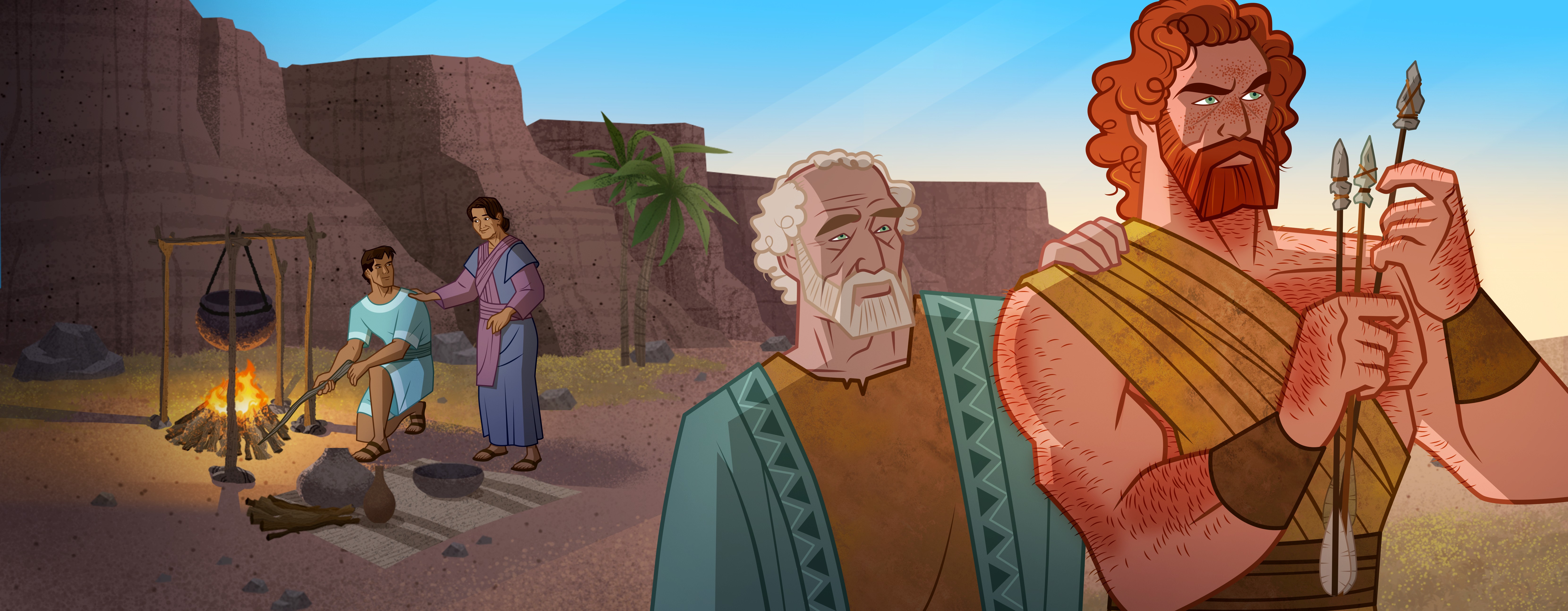 Jacob And Esau Bible Story
