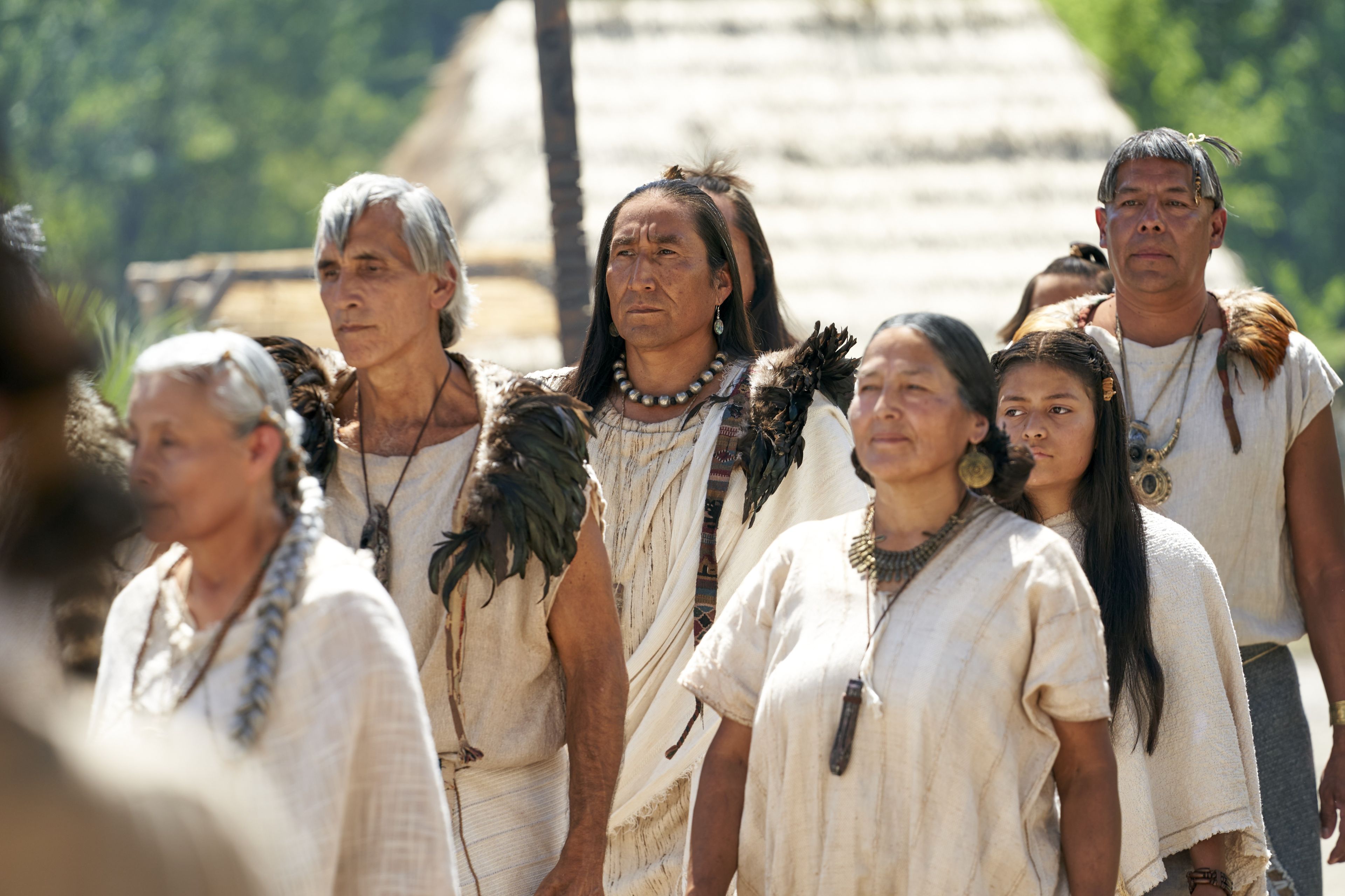 Lamanites Watching as King Lamoni Approaches