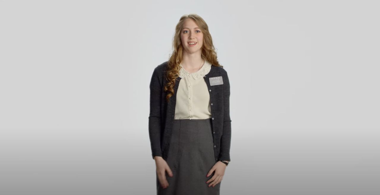 Sister Miller in the Meet Sister Miller video