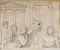 Marble relief depicting the preparation of an animal sacrifice.