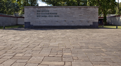Germany. Berlin. Gedenkstatte Plotzensee Memorial Wall