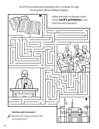 Scripture Stories Coloring Book: Doctrine and Covenants