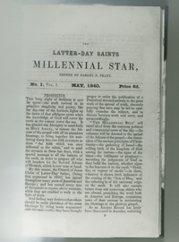 The first issue of the Millennial Star