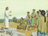 Jesus talking to people