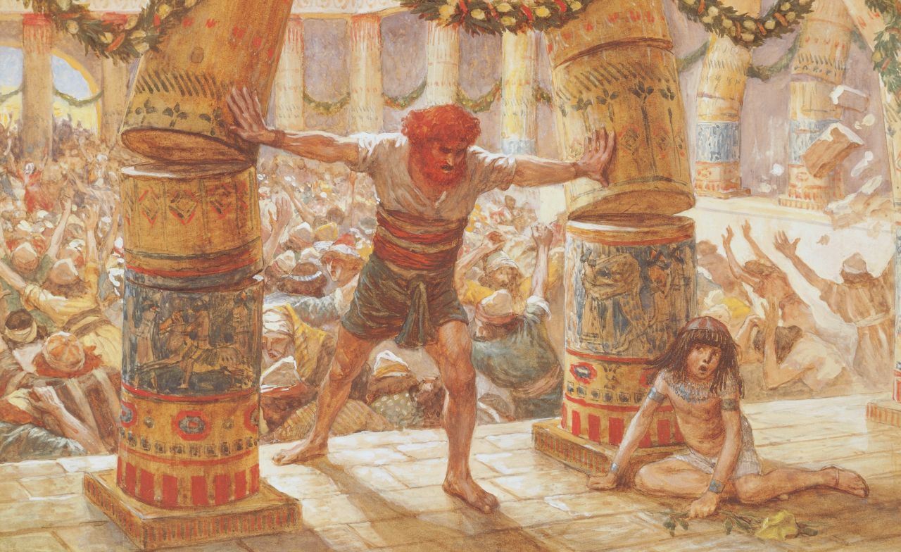 Samson Pulls Down the Pillars