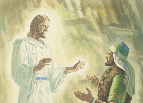 Christ with brother of Jared