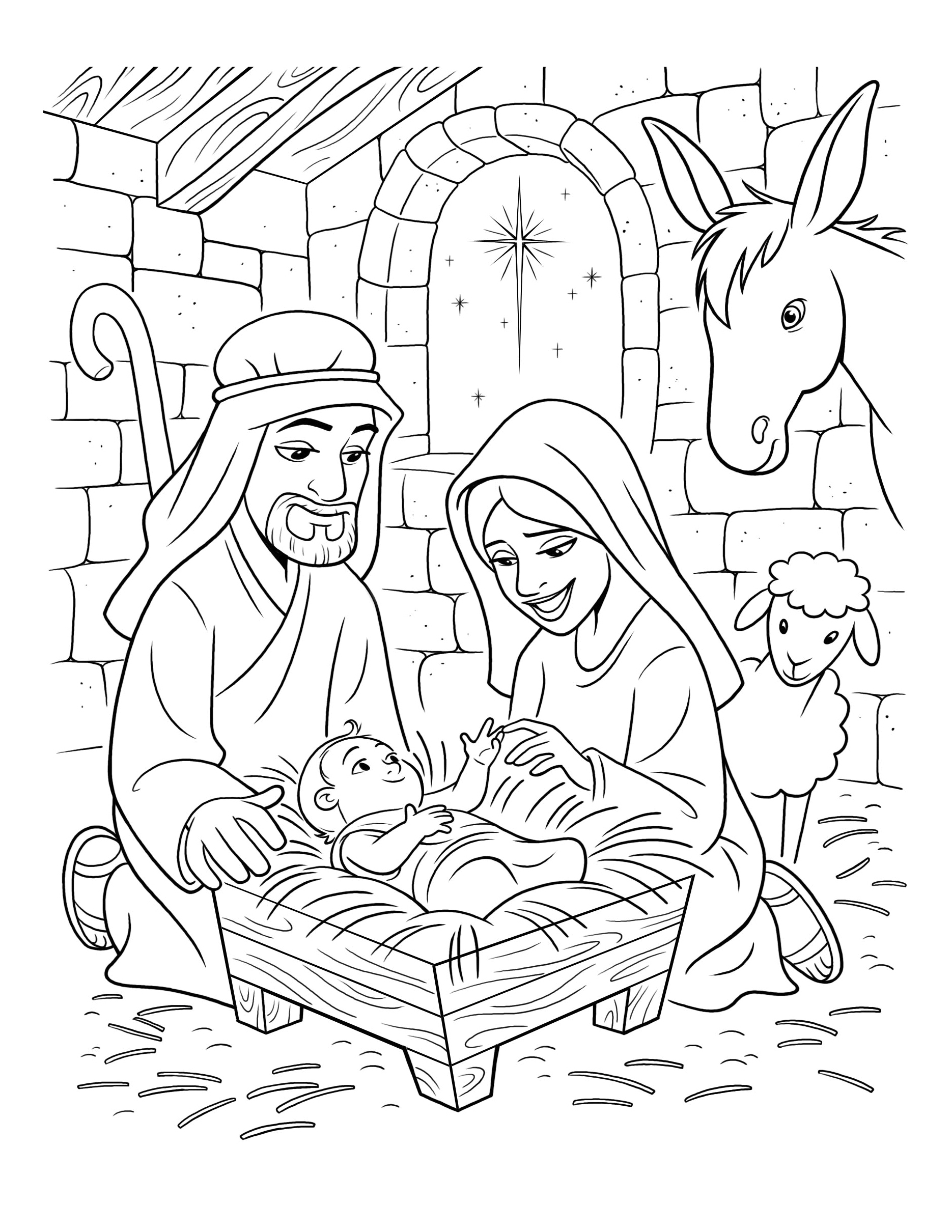 Coloring Page Of Baby Jesus - Mary And Baby Jesus Coloring Pages Mary And Baby Jesus Coloring Pages Nohat Free For Designer : It was inspired by alma 7:10 and was designed to help you with your come, follow me study.