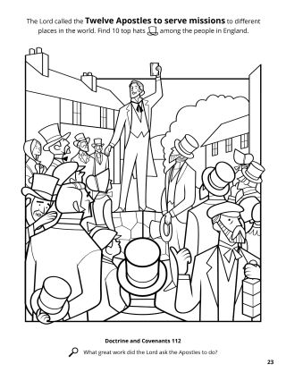 Scripture Stories Coloring Book: Doctrine and Covenants