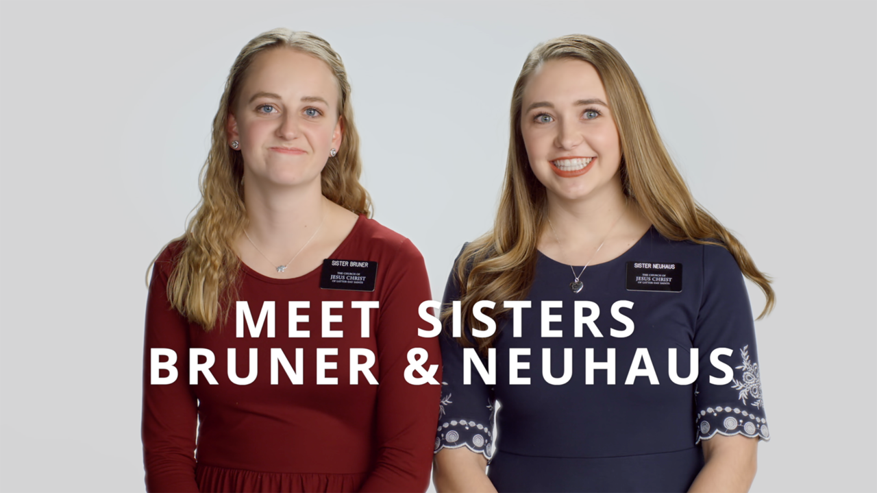 Sisters Bruner and Neushaus in the Meet Sisters Bruner and Neushaus video
