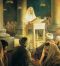 Jesus in the synagogue at Nazareth