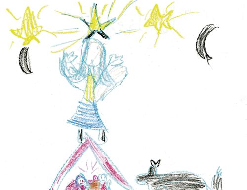 Nativity drawing