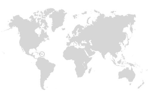 World Map: Puerto Rico