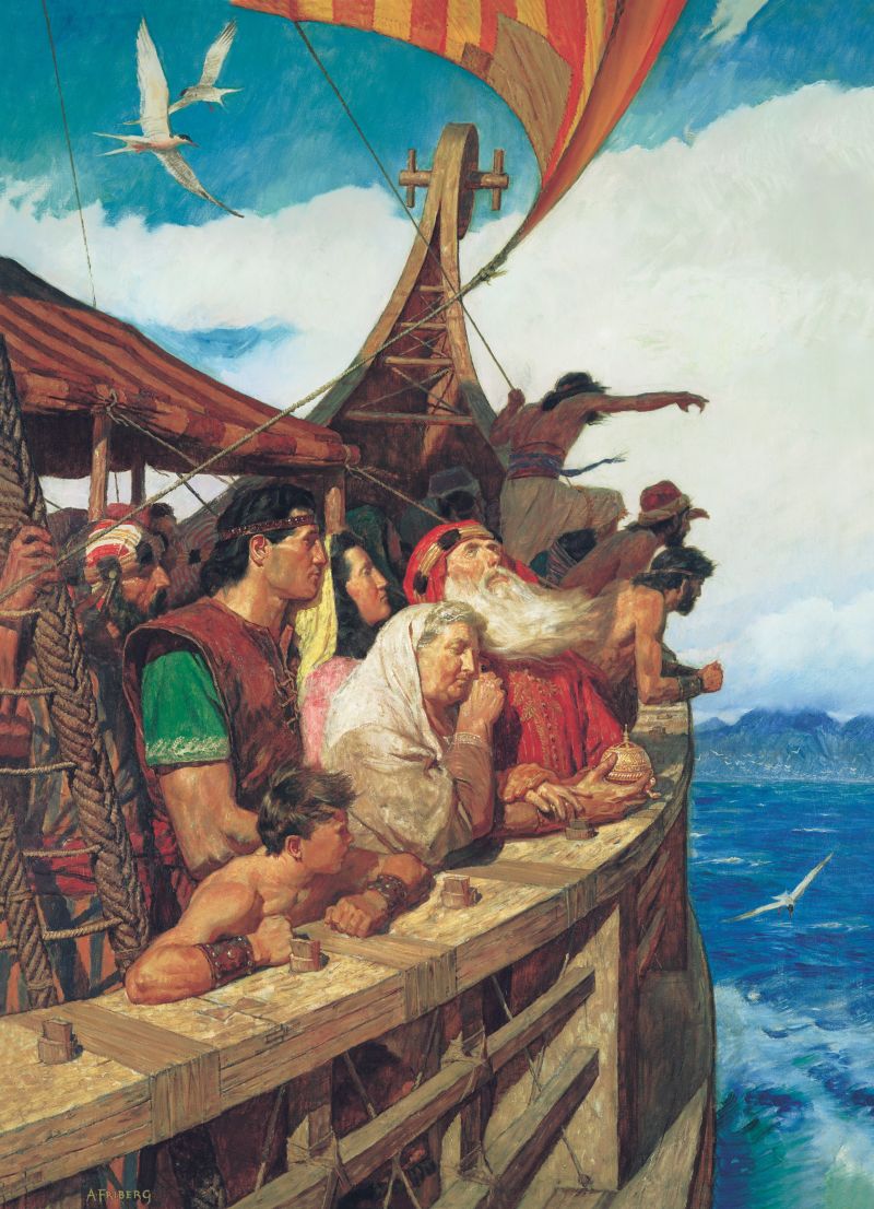 Lehi Prophesying to the People of Jerusalem (Lehi Preaching in Jerusalem)