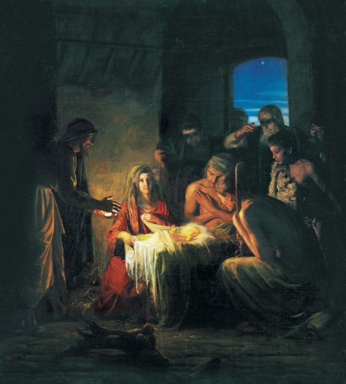 The birth of Jesus