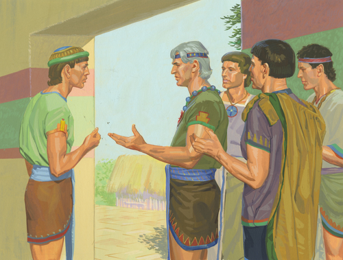 Pahoran talking to others