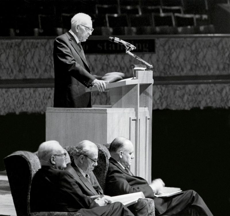 Joseph Fielding Smith at Conference