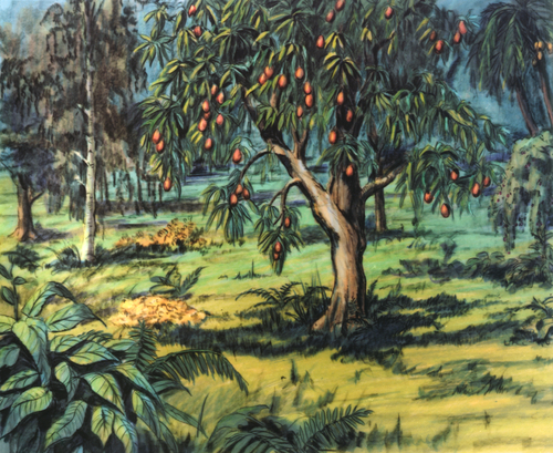 Image result for eden apple garden in heaven