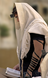 Jewish man wearing phylacteries