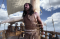 Nephi is tied to the mast of the ship