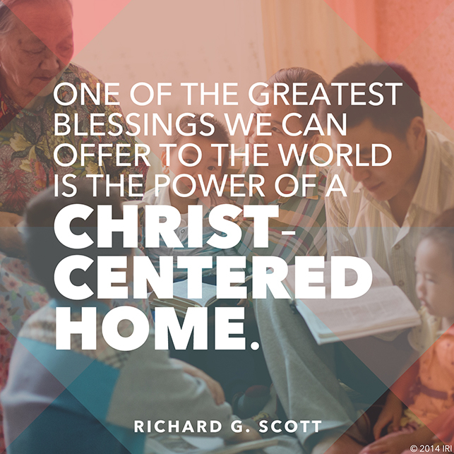 The Apostle Richard G. Scott shares a quote about families