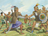 Nephites and Lamanites battling