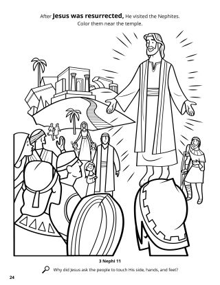 Scripture Stories Coloring Book: Book of Mormon [32 Page Update]