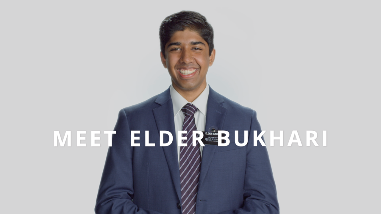 Elder Bukhari in the Meet Elder Bukhari video