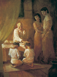 Israel Blesses Ephraim with Birthright