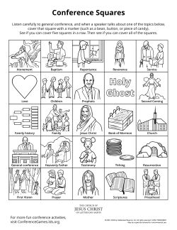 General Conference Coloring Pages