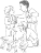Coloring page, I can be Kind