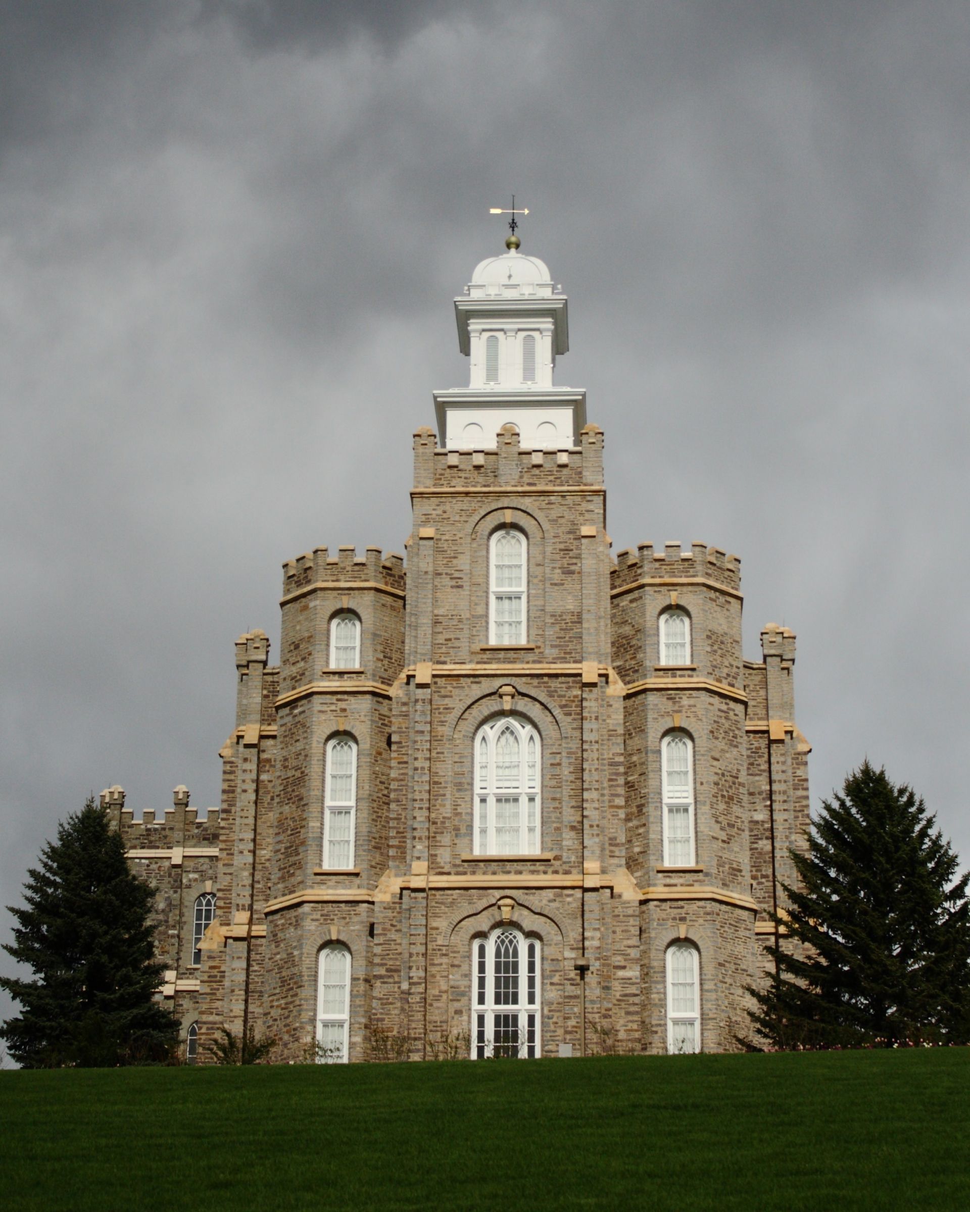 Logan Utah Temple Windows