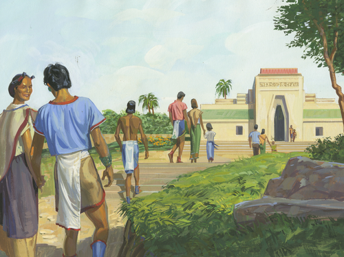 Lamanites walking