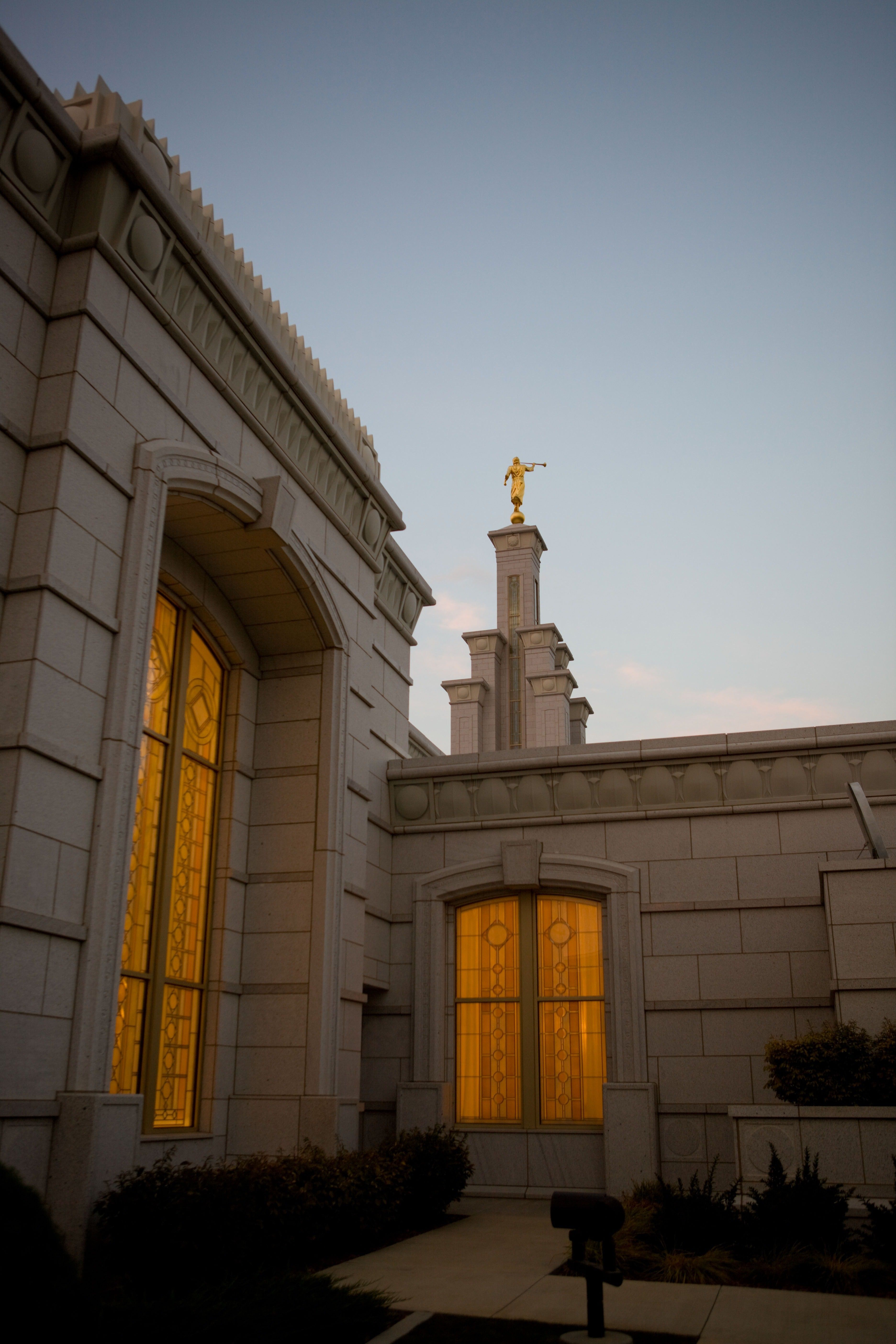 Windows of the Columbia River Washington Temple