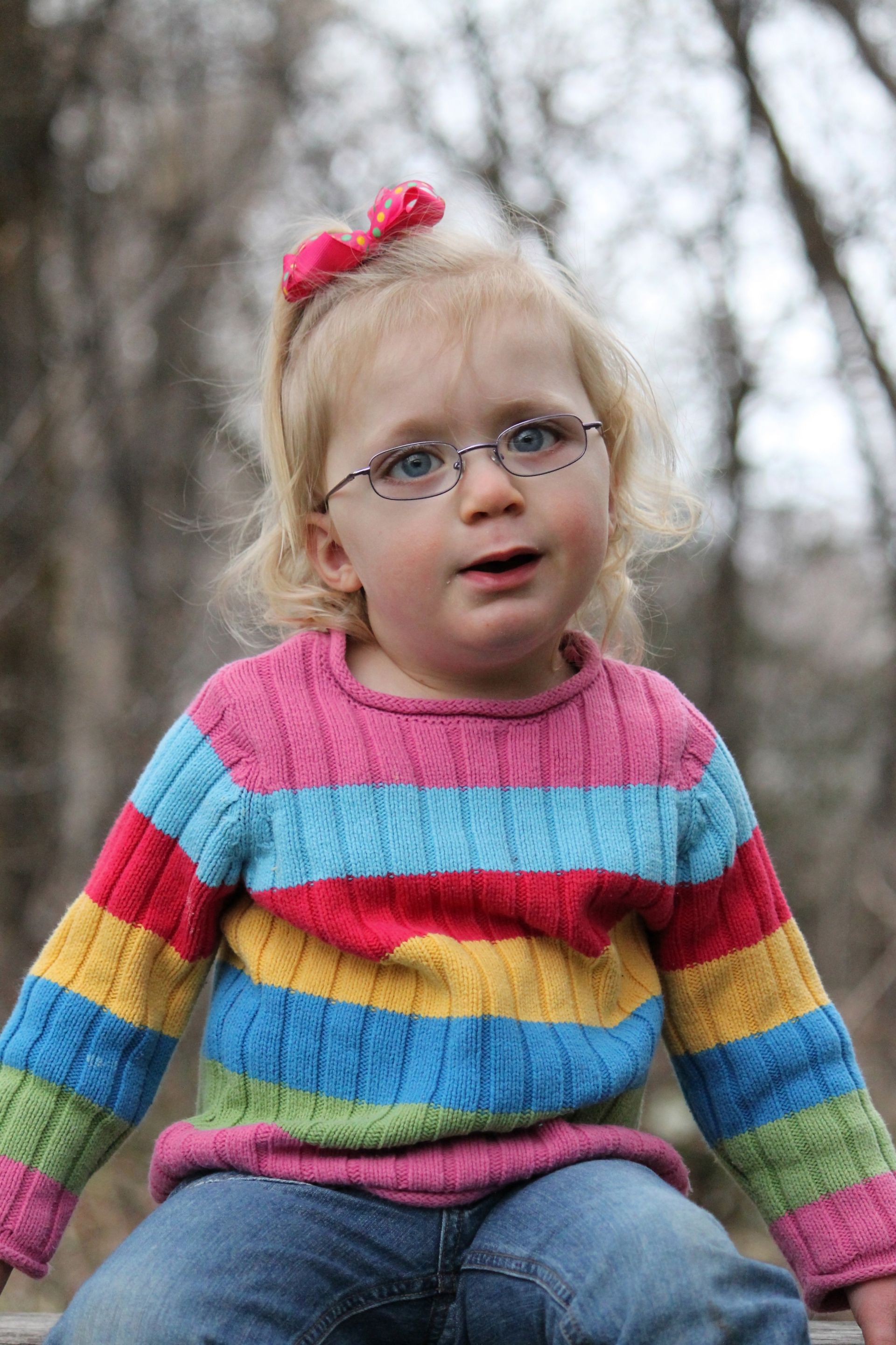 Toddler with Glasses