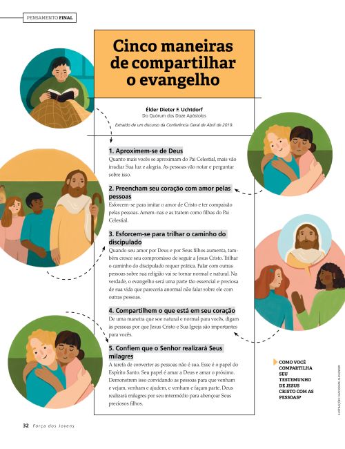Cinco maneiras de compartilhar o evangelho
