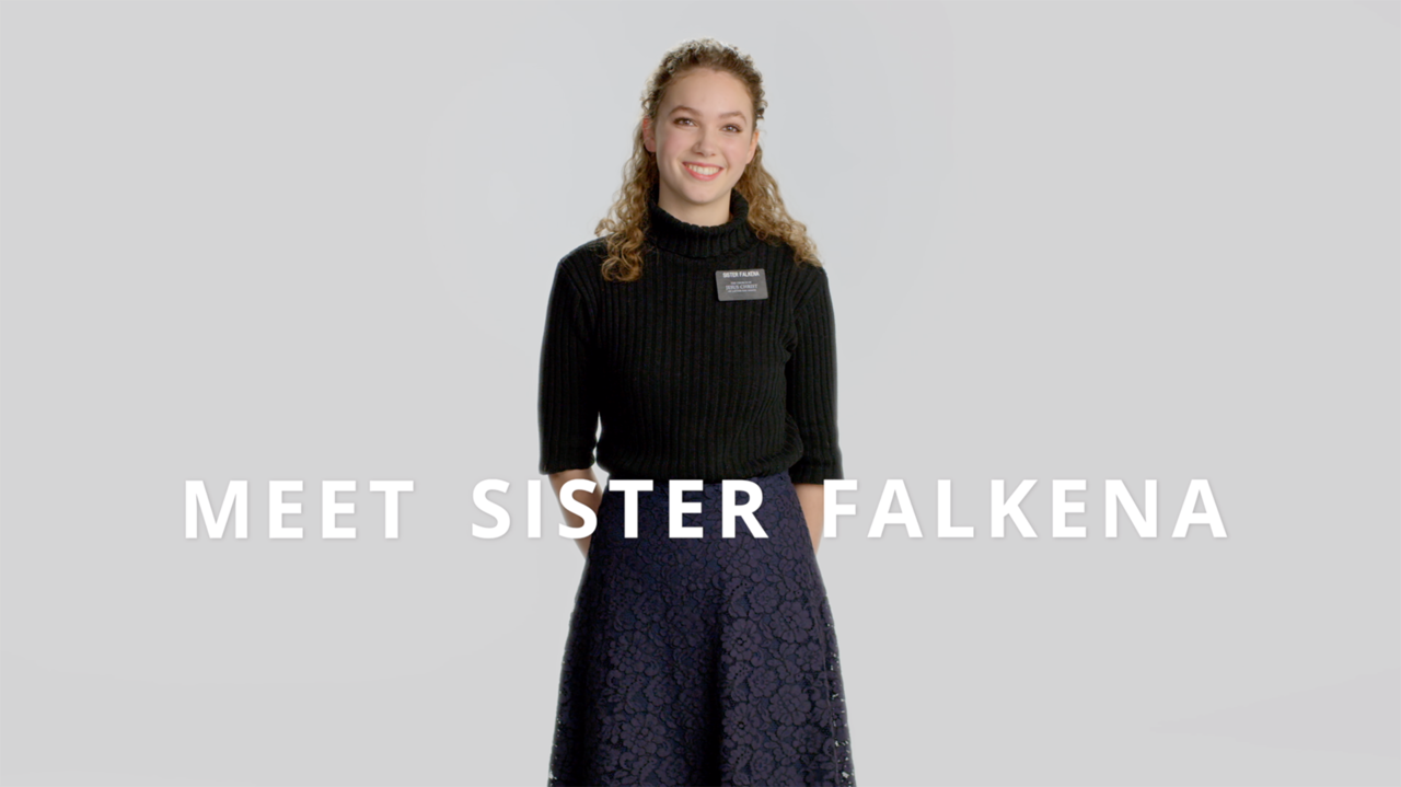 Sister Falkena in the Meet Sister Falkena video