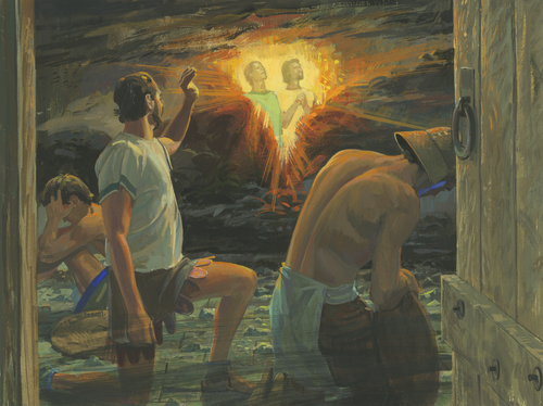 Nephi’s and Lehi’s faces shining