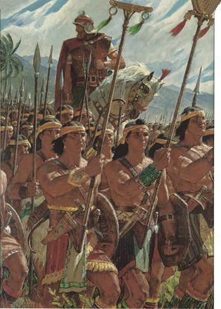 Two Thousand Stripling Warriors, by Arnold Friberg