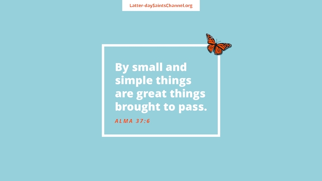 Inspirational Quote By Small And Simple Things