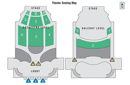 Peery S Egyptian Theater Seating Chart