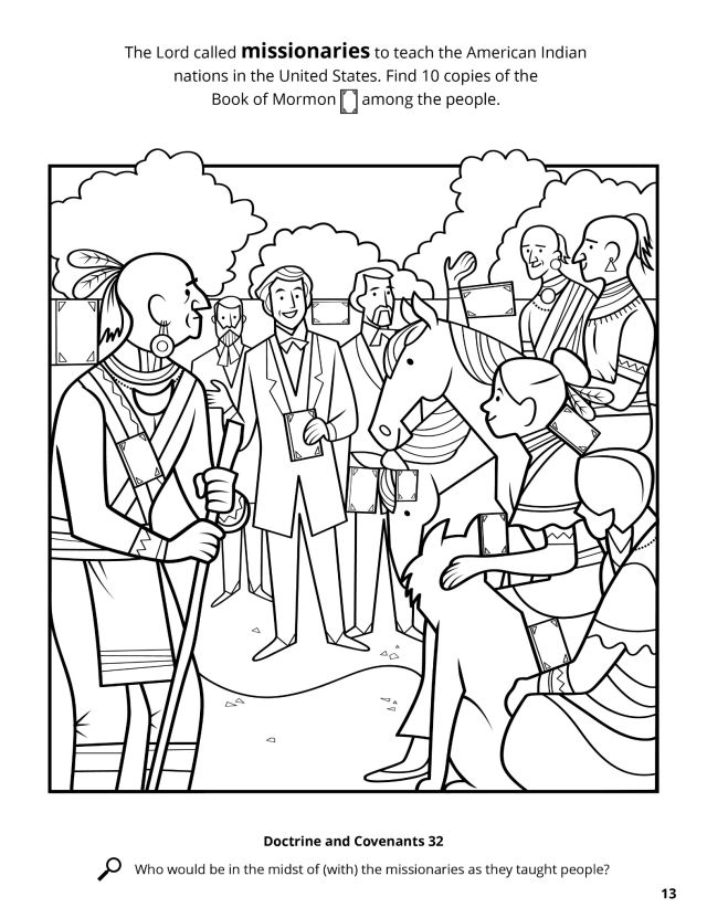 Doctrine and Covenants Coloring Book