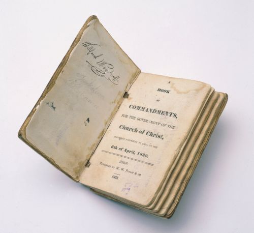 Book of Commandments. English. 1833