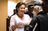 Woman serving at a homeless shelter