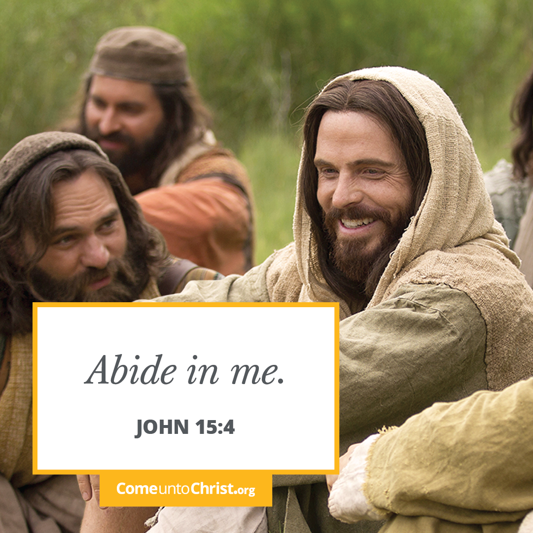 Jesus Christ teaches His Apostles as they sit in a field