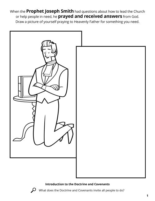 Doctrine and Covenants Coloring Book