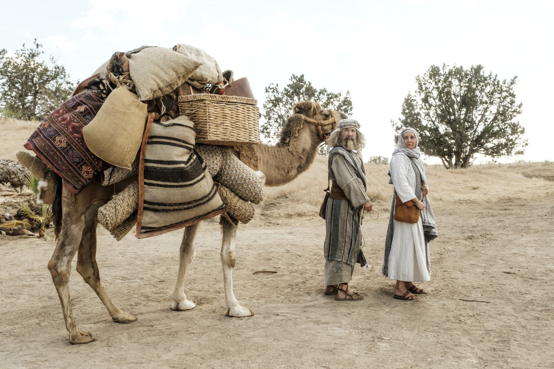 Lehi and Sariah leaving Jerusalem